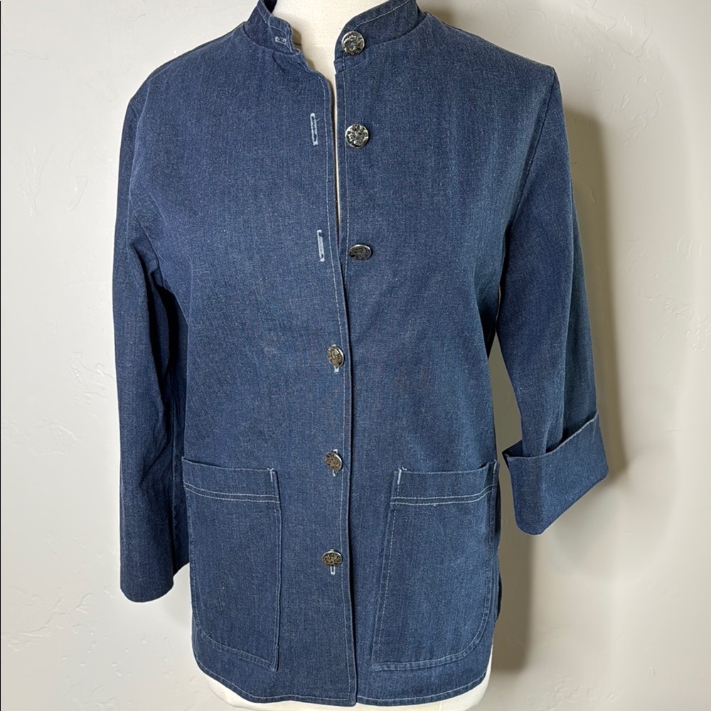 Women's Blue Denim Jacket Blazer